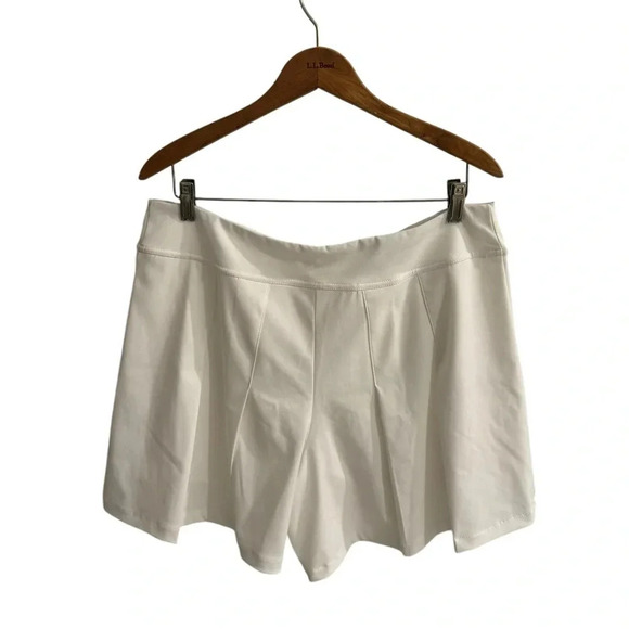 NEW Lilly Lily Pulitzer Frazer Luxletic Shorts Skort Skirt Plus Size 14 White - Picture 11 of 14